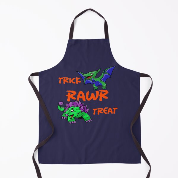 Item preview, Trick Rawr Treat Fun Cute Triceratops & Pterodactyl Halloween designed and sold by LMcDs.