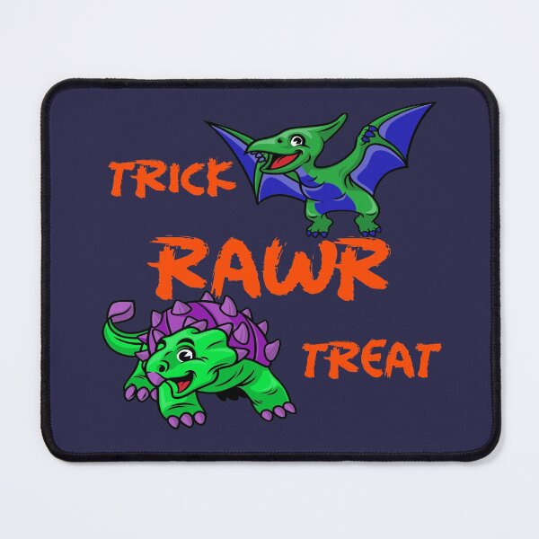 Item preview, Trick Rawr Treat Fun Cute Triceratops & Pterodactyl Halloween  designed and sold by LMcDs.