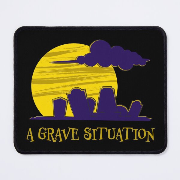 Item preview, A Grave Situation cartoon designed and sold by Phil Tessier Too.