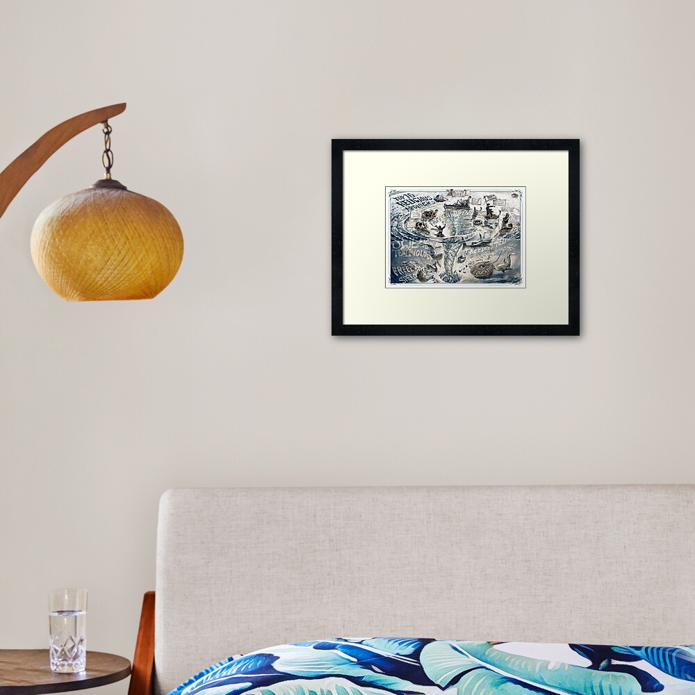 Item preview, Framed Art Print designed and sold by Johannez.