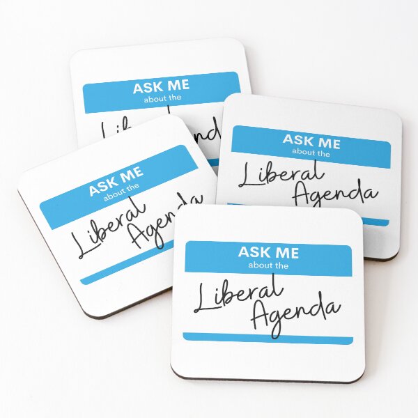 Item preview, Ask Me About the Liberal Agenda designed and sold by MSJChatt.