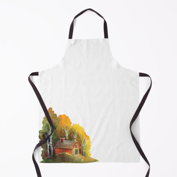Item preview, Summer Cabin Watercolor Illustration designed and sold by Brigidmalloy.