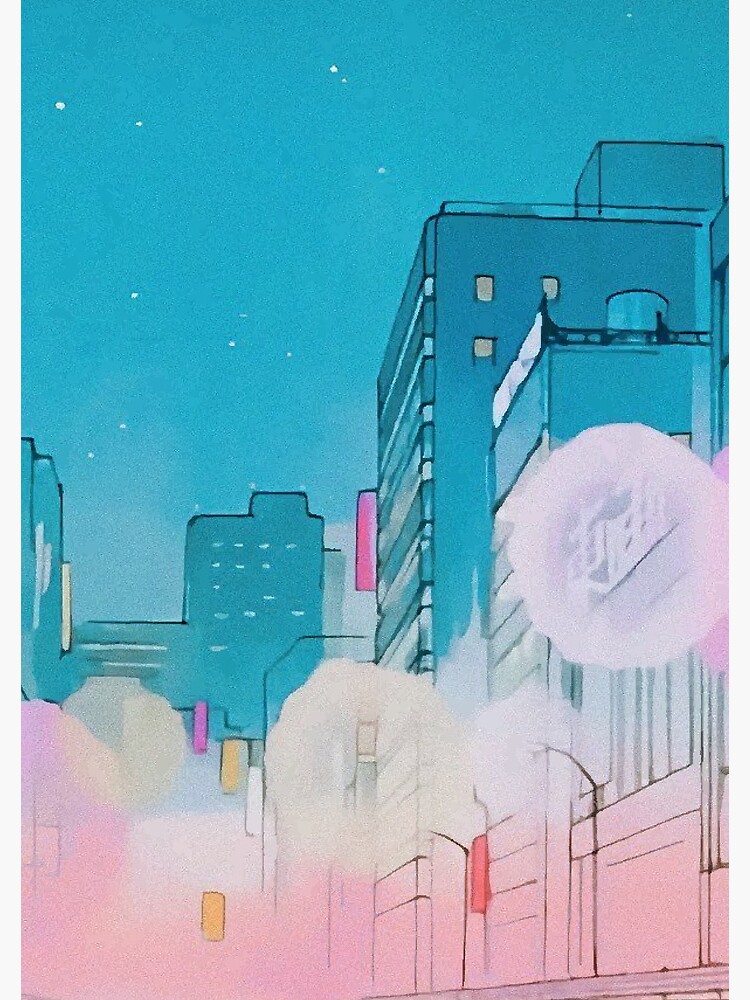 Night City Anime Scenery Buildings 4K Wallpaper #6.2586