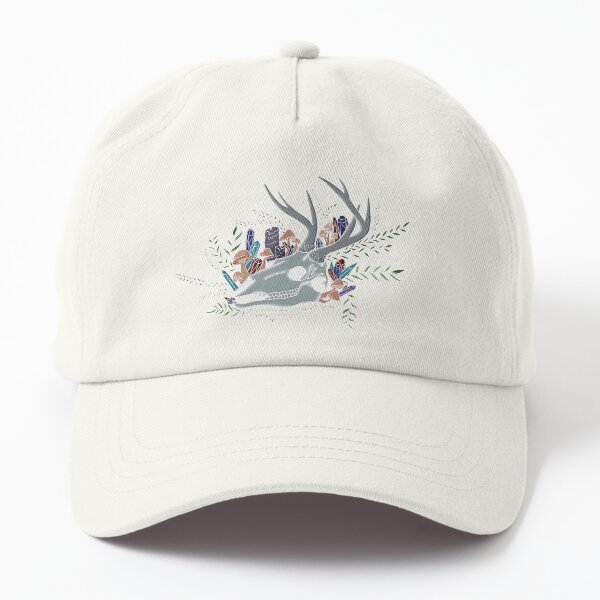 Crystal Deer Skull Dad Hat