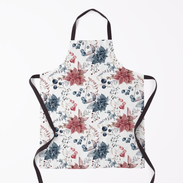 Item preview, Christmas Winter Floral Pattern designed and sold by ElishaKayne.