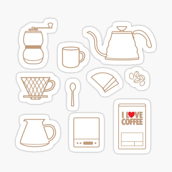 Pour Over Coffee Kit Sticker