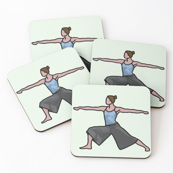 Item preview, Clear line 19 - Yoga 1 Virabhadrāsana designed and sold by Cleobule.