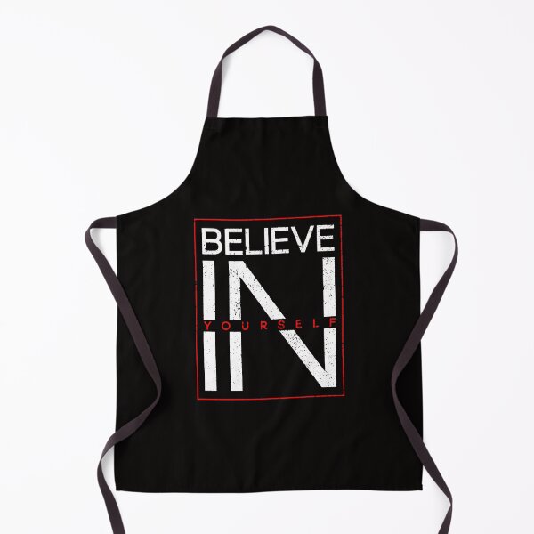Item preview, Motivational Slogan - Believe in Yourself White Red designed and sold by WearWolfDesigns.