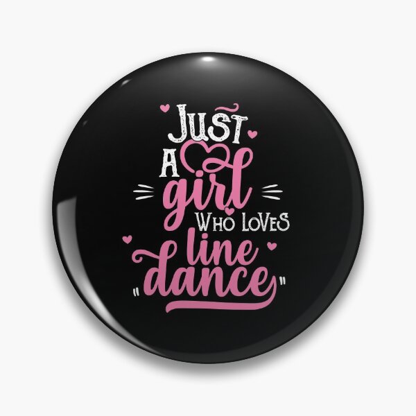 Item preview, Just a girl who loves line dance gift for grandmother print designed and sold by theodoros20.