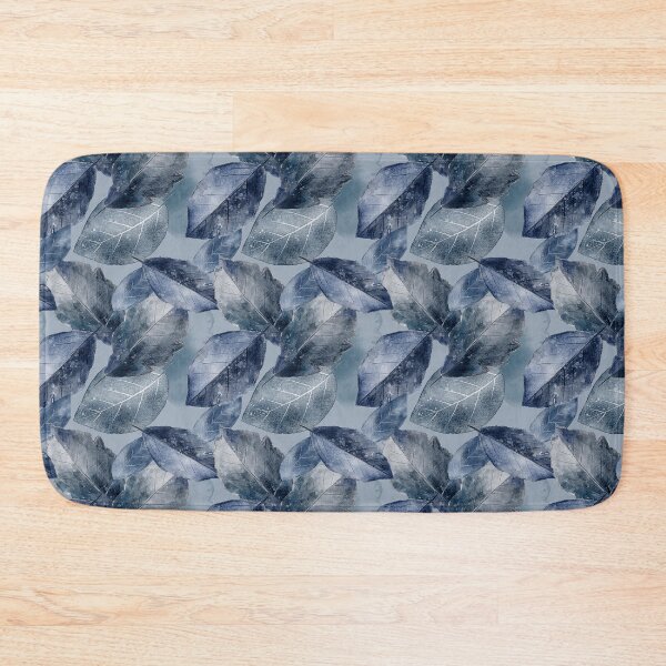 Item preview, Watercolor blue and leaves, floral pattern,  iPhone and Samsung Galaxy case cover designed and sold by RoManSmArt.