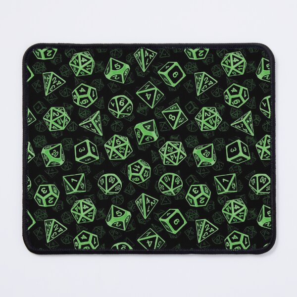 Item preview, D20 Dice Set Pattern (Green) designed and sold by MaratusFunk.
