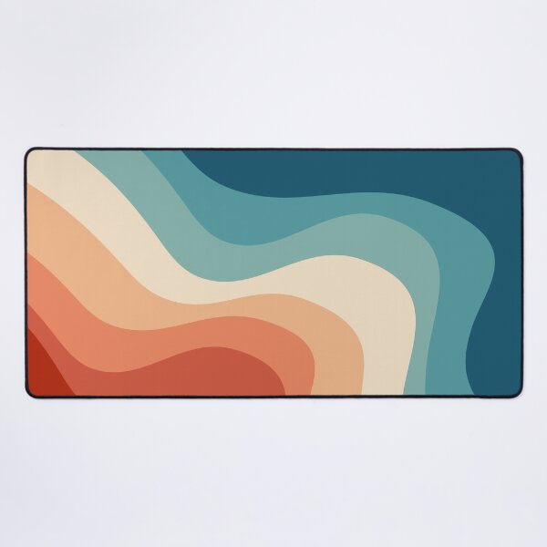 Aperçu de l'œuvre Vagues de style rétro créée et vendue par BattaAnastasia.