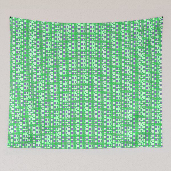 Item preview, Green and Purple Lattice  designed and sold by Kim H Ritter.