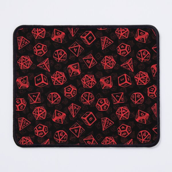 Item preview, D20 Dice Set Pattern (Red) designed and sold by MaratusFunk.