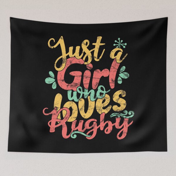 Item preview, Just A Girl Who Loves Rugby Gift product designed and sold by theodoros20.