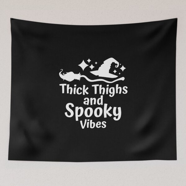 Item preview,  Thick Thighs And Spooky Vibes Halloween designed and sold by TheBeastNation.