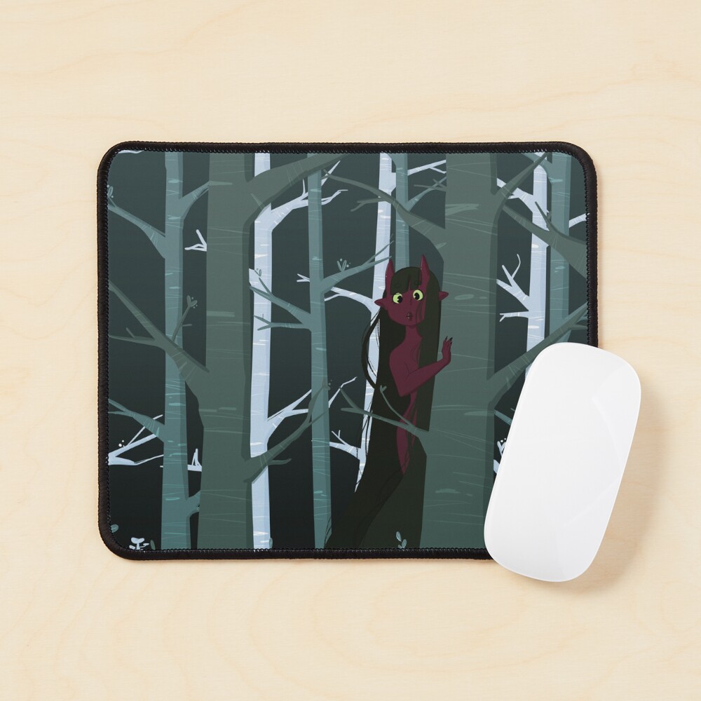 Curious Tiefling Mouse Pad