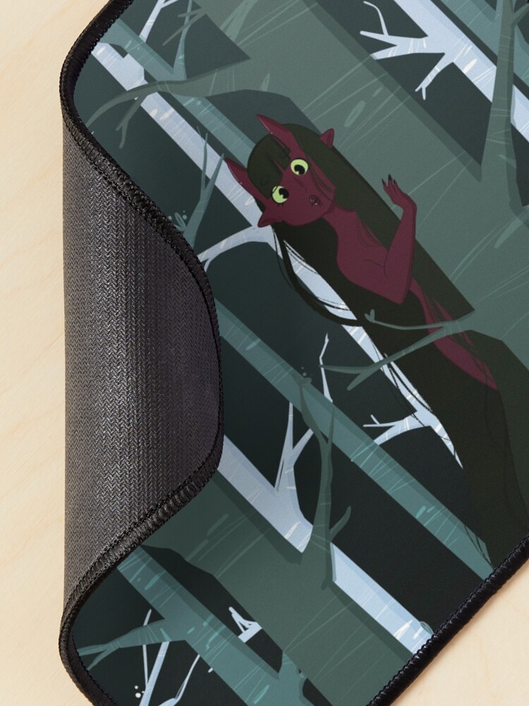 Alternate view of Curious Tiefling Mouse Pad