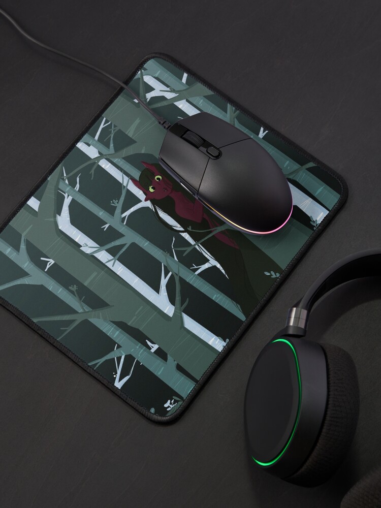 Alternate view of Curious Tiefling Mouse Pad