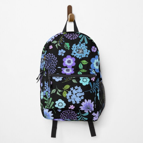 Item preview, Sky Blue Nature Wildflowers make life beautiful - Night Edition designed and sold by monodesigns.