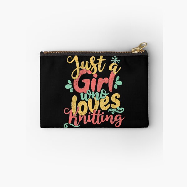 Item preview, Just A Girl Who Loves Knitting Gift print designed and sold by theodoros20.