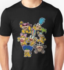 Koopalings - Papier Mario: Farbspritzen Unisex T-Shirt