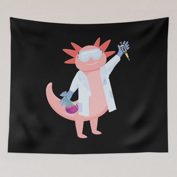 Item preview, Axolotl Scientist Model Organism designed and sold by Chromatin.