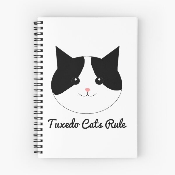 Item preview, Tuxedo Cats rule black and white cat designed and sold by KaisPrints.