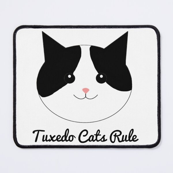 Item preview, Tuxedo Cats rule black and white cat designed and sold by KaisPrints.