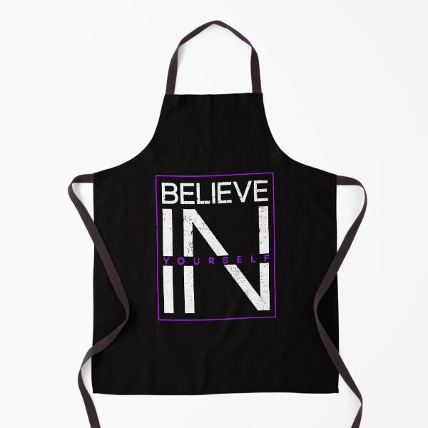 Item preview, Motivational Slogan - Believe in Yourself White Purple designed and sold by WearWolfDesigns.