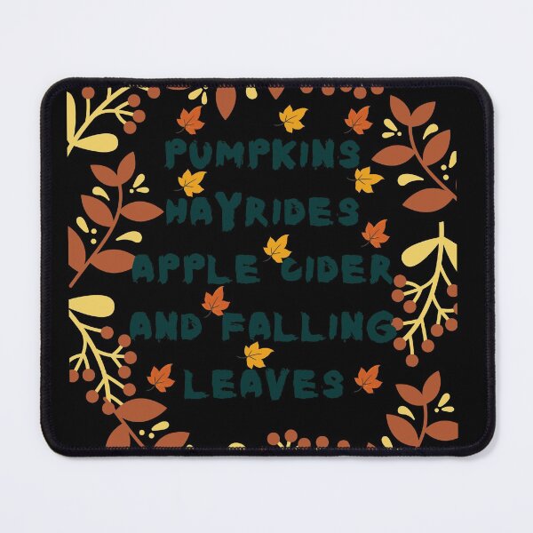 Item preview, Pumpkins Hayrides Apple Cider And Falling Leaves Throw Pillow designed and sold by Dragsma ⭐⭐⭐⭐⭐.