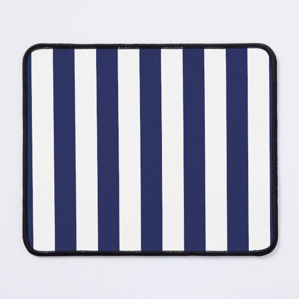 Item preview, Navy Blue and White Stripes, Vertical Awning Stripes designed and sold by Amy Brinkman.
