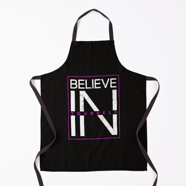 Item preview, Motivational Slogan - Believe in Yourself White Pink designed and sold by WearWolfDesigns.