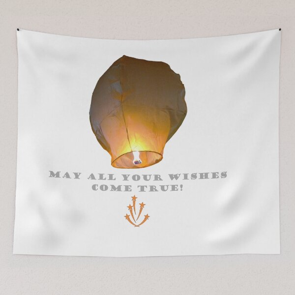 Item preview, May your wishes come true/ sky lantern/good luck designed and sold by VeenaNair23.