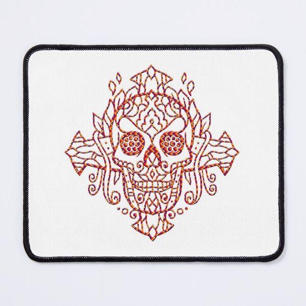 Item preview, Burning Skull Mandala designed and sold by Art-Frankenberg.