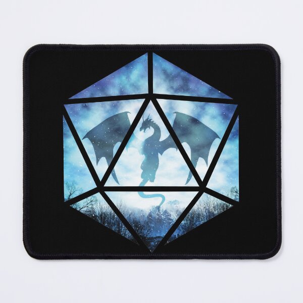 Item preview, Blue Sky Ice Dragon D20 designed and sold by MaratusFunk.