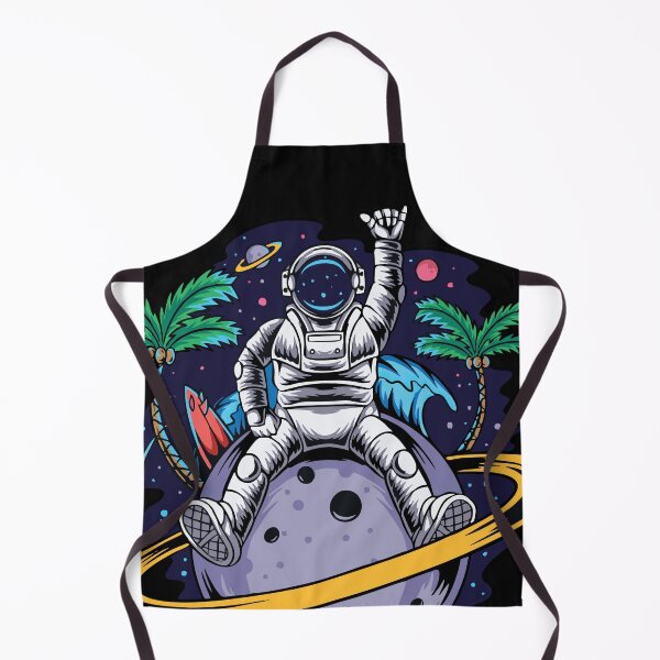 Item preview, Astronaut on the island of the moon and surfing designed and sold by Designermehdi.