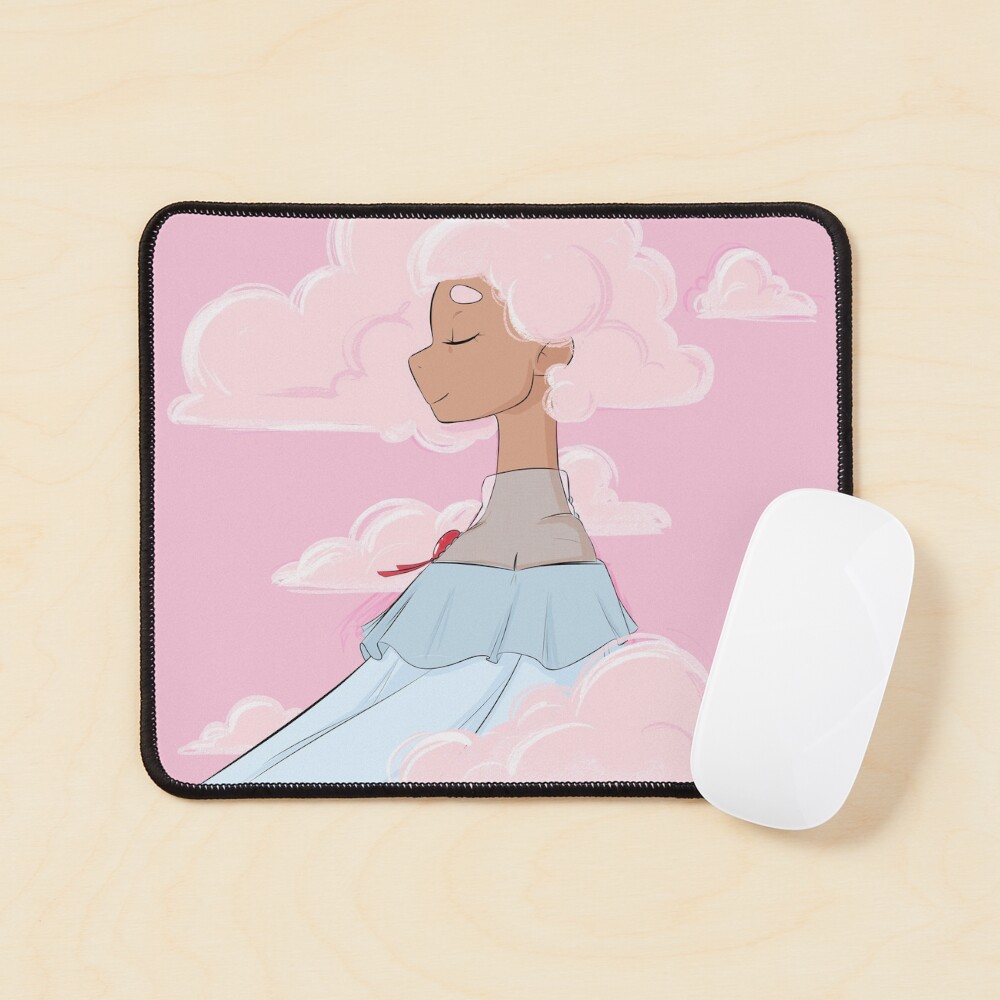 Cloud Girl Mouse Pad