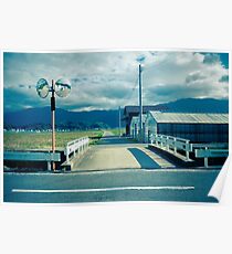 Bridge over Irrigation Canal Poster