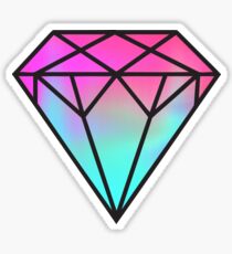 holographic diamond print Sticker