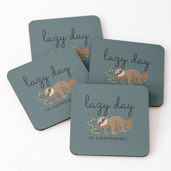 Item preview, Lazy Day  is happening cute Sloth hanging out designed and sold by PixelsNotPens.
