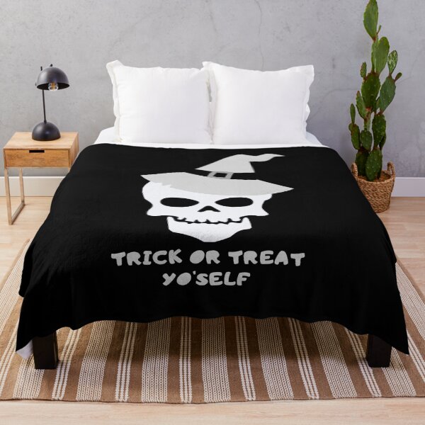 Item preview, Trick or Treat Yourself – Funny Hat Skull designed and sold by MONLart.