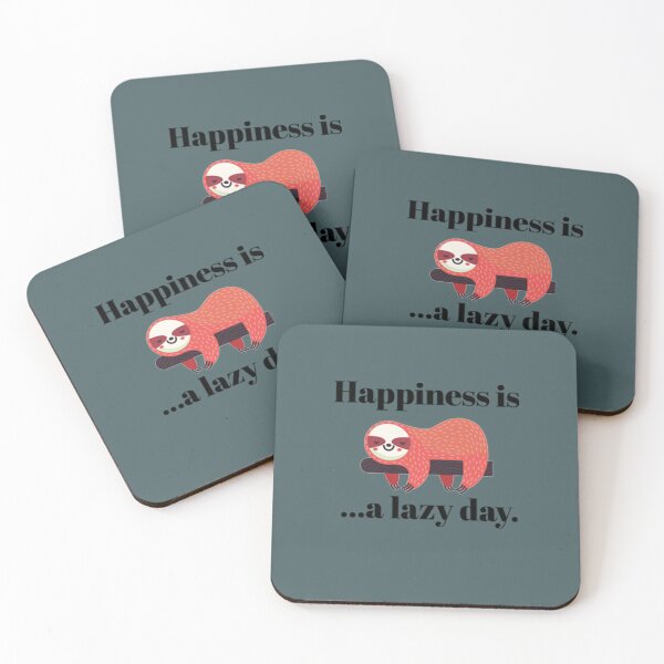 Item preview, Lazy Day Happiness is a lazy day designed and sold by PixelsNotPens.