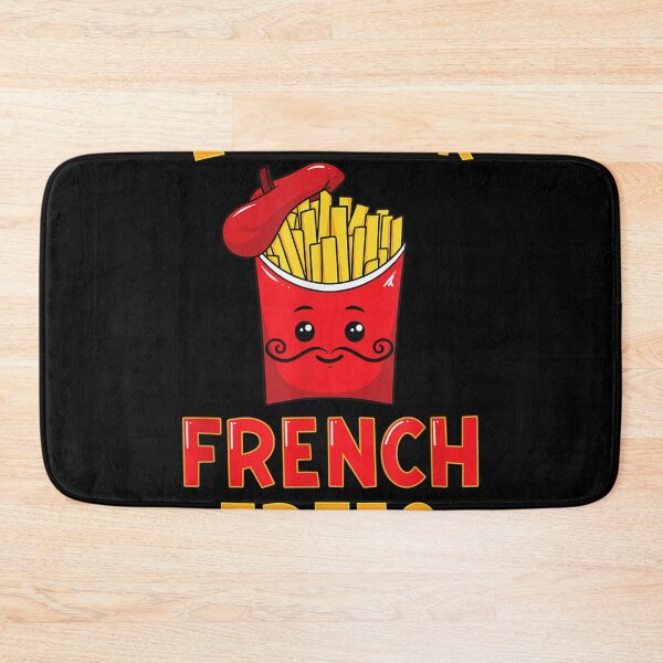 Aperçu de l'œuvre Je parle des frites Food Pun créée et vendue par cysandy.