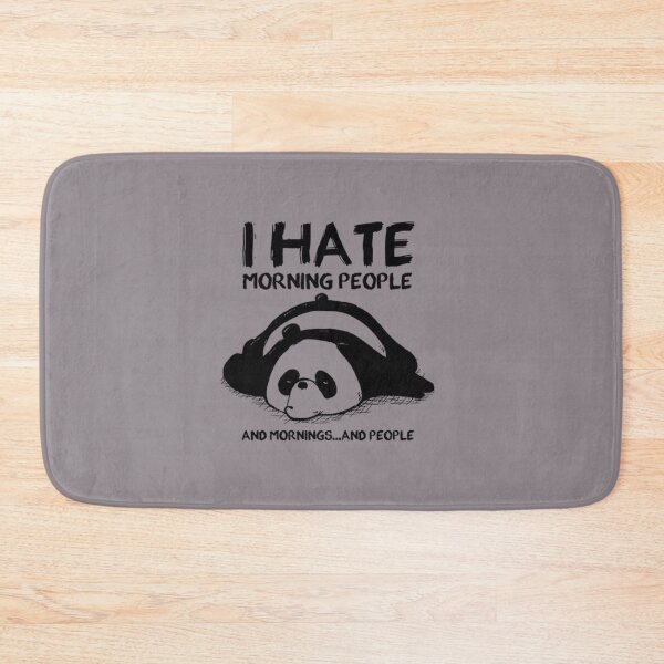 Item preview, Lazy Panda I Hate Morning People designed and sold by PixelsNotPens.