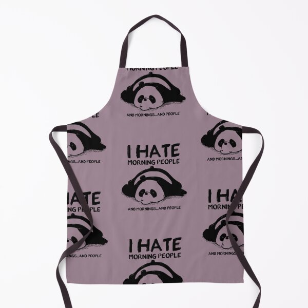 Item preview, Lazy Panda I Hate Morning People designed and sold by PixelsNotPens.