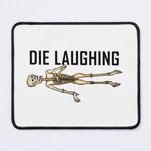 Item preview, Skeleton Die Laughing ArcheoNerdEng Halloween (BH variant) designed and sold by ArcheoNerd.