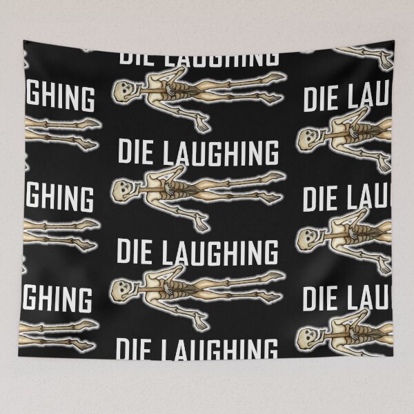 Item preview, Skeleton Die Laughing ArcheoNerdEng Halloween (WH variant) designed and sold by ArcheoNerd.