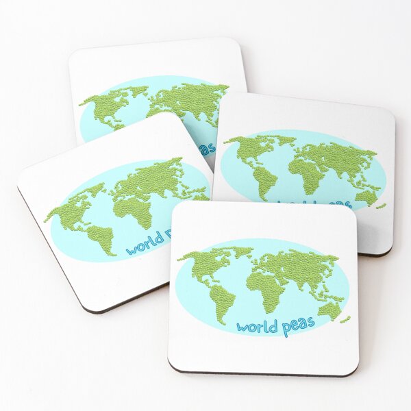 Item preview, World peas - Food pun designed and sold by The Agreeable Raven.