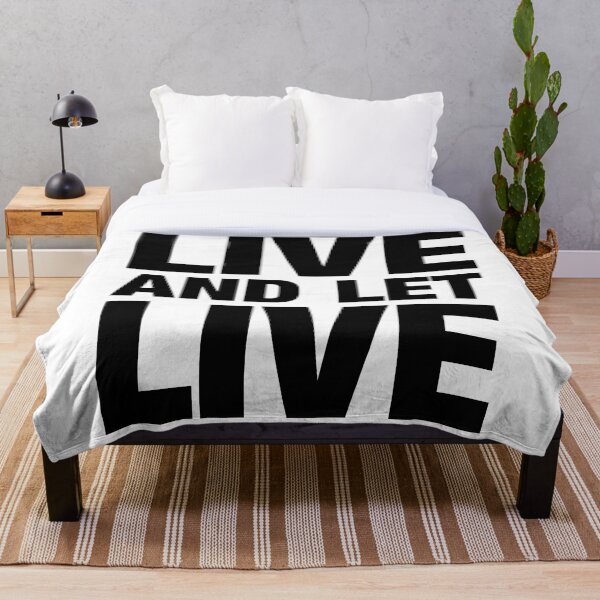 Artikelvorschau, Live and let live, Leben und leben lassen entworfen und verkauft von MIRO3D.